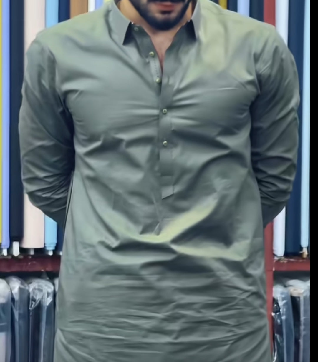 Mehndi Green - Raja Fabric Signature